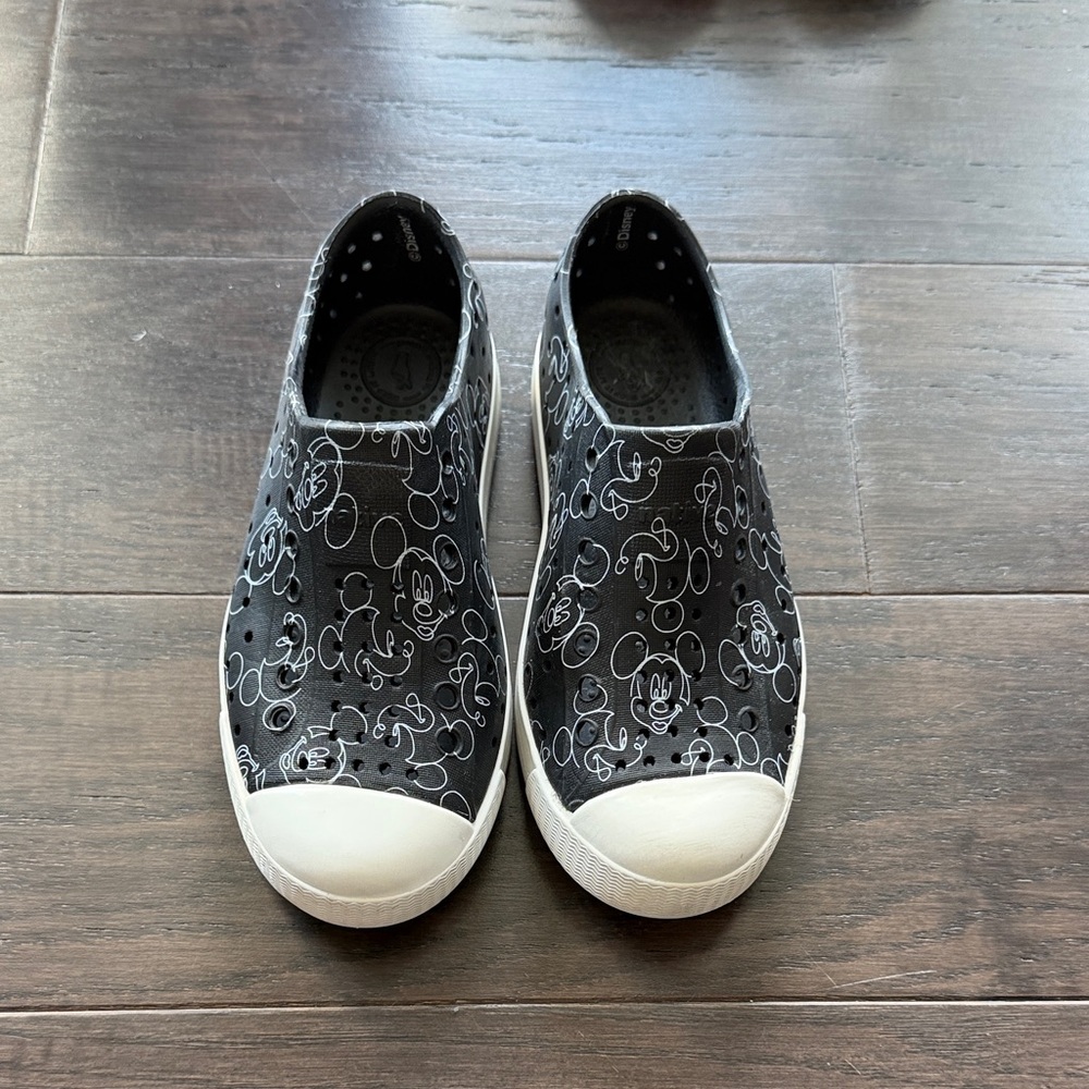 Disney Black & White Mickey Mouse Slip-On Water Shoes